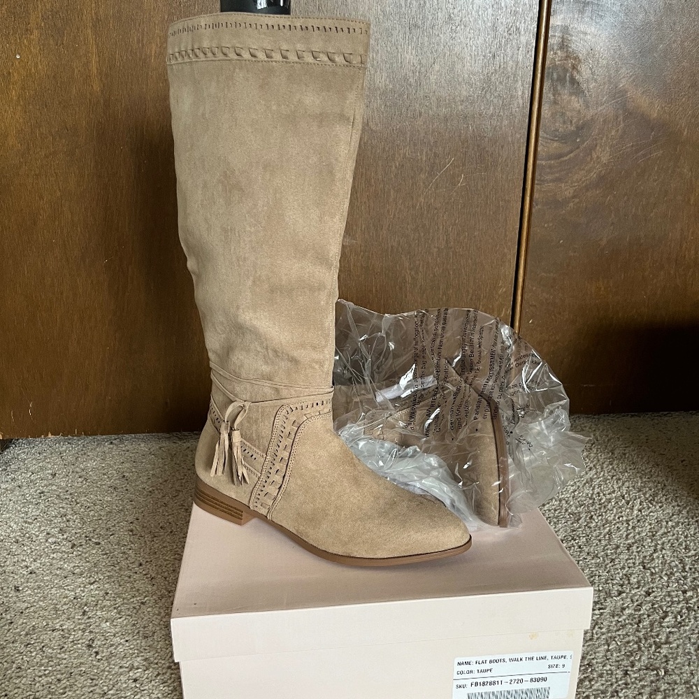 Women’s suede knee boots